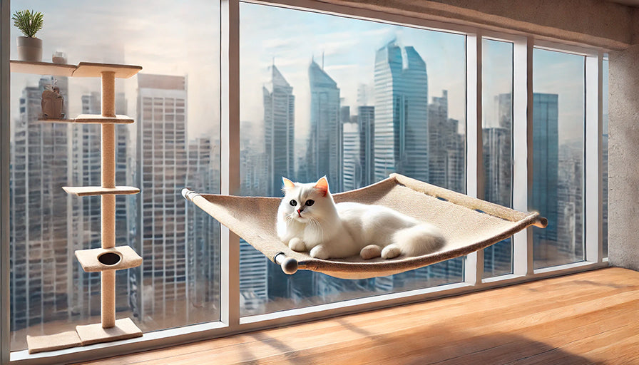 Hanging Cat Hammock Bed - Petluxe