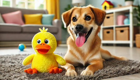 Calming Duck Dog Toy - Petluxe