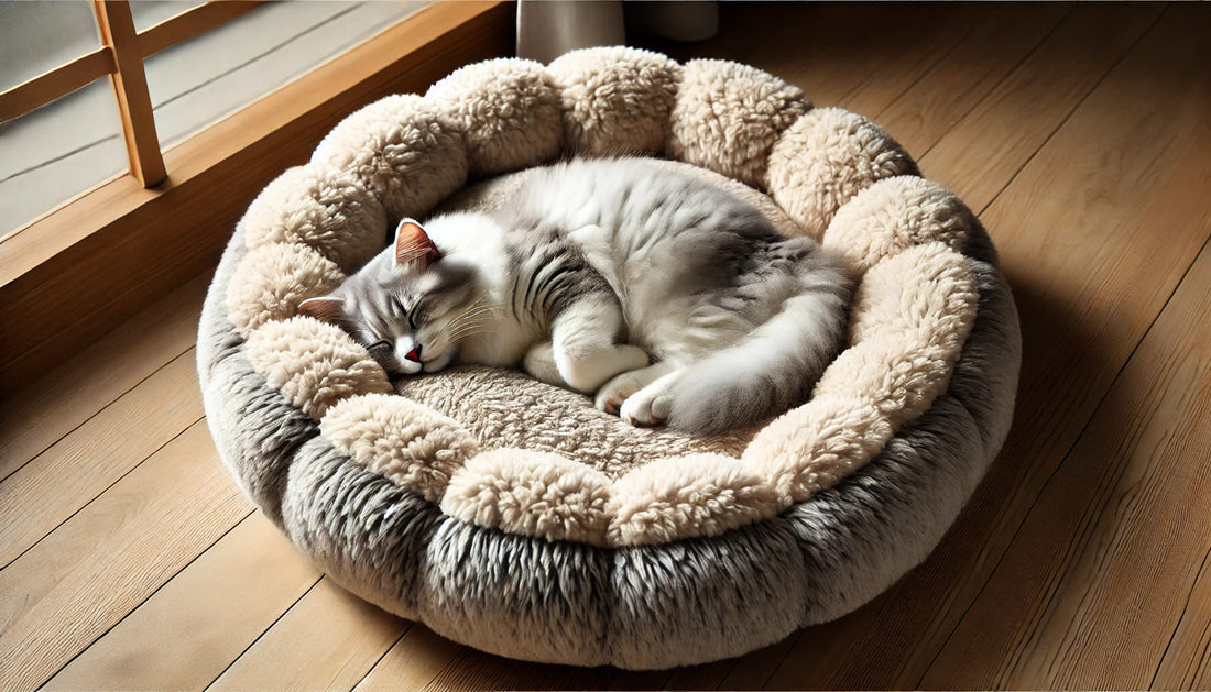 plush donut pet bed-petluxe