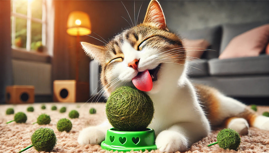 Lickable Catnip Balls for Cats - Petluxe