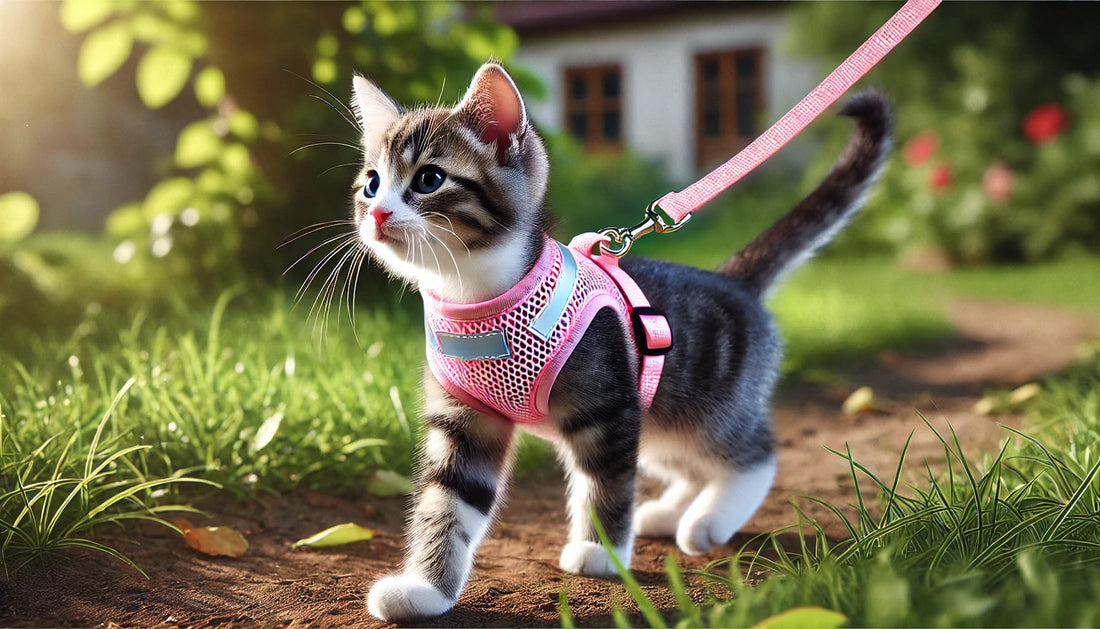 Adjustable Reflective Pet Harness with Leash - Petluxe