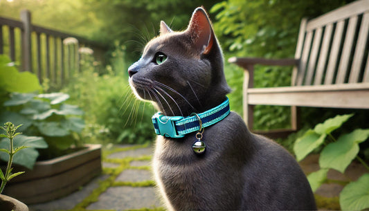 Reflective Breakaway Cat Collar with Bell - Petluxe