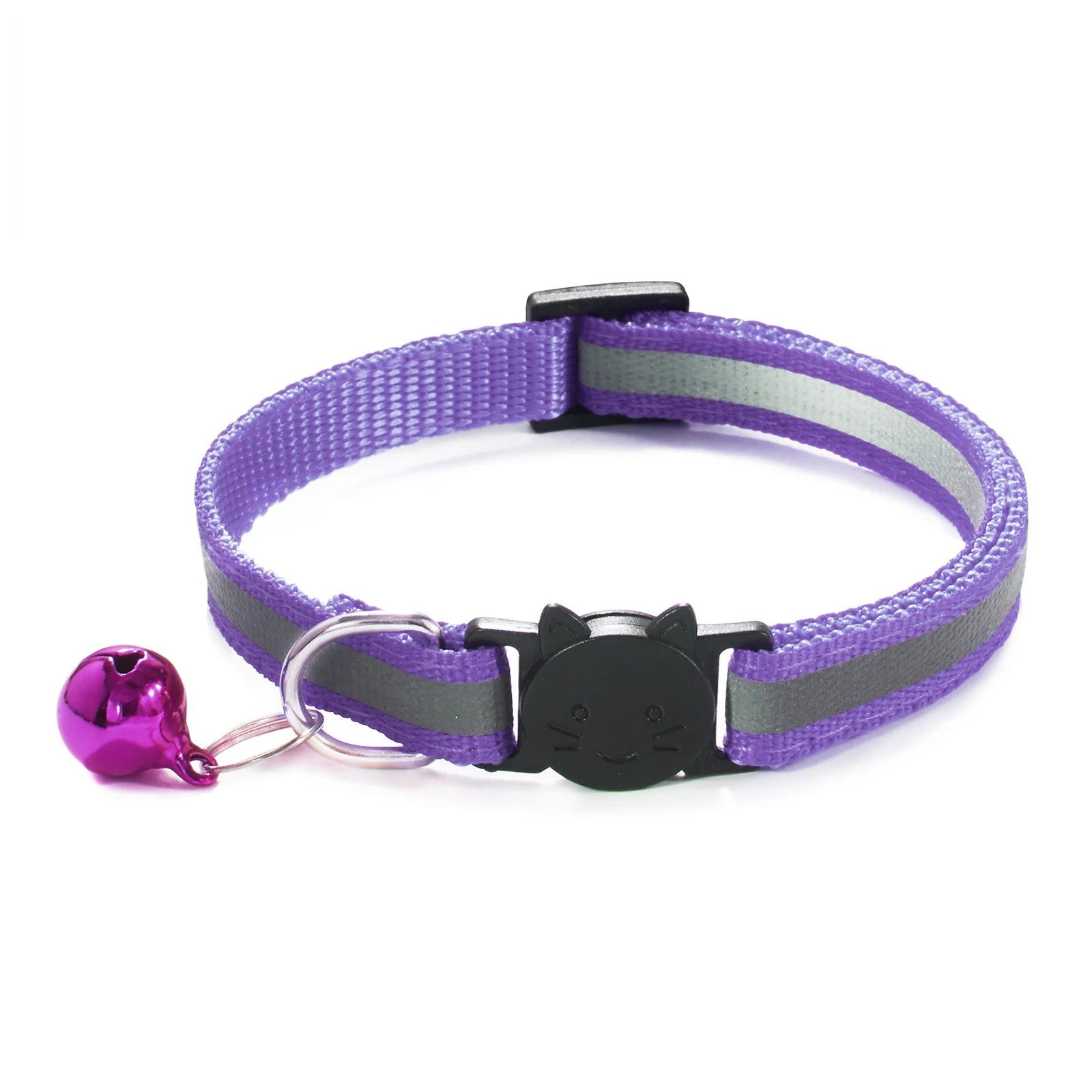 Adjustable Reflective Cat Collar with Breakaway & Bell - PETLUXE