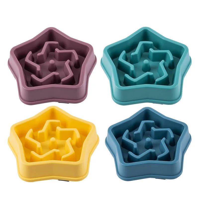 Anti-Choking Slow Food Bowl for Cats & Dogs - PETLUXE
