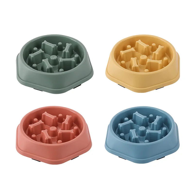 Anti-Choking Slow Food Bowl for Cats & Dogs - PETLUXE