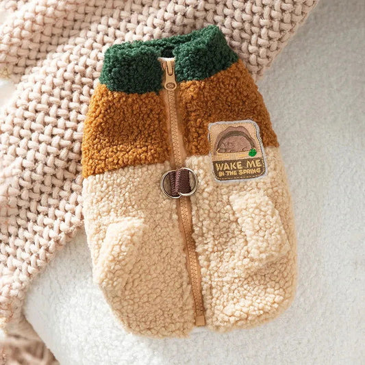 Brown Autumn & Winter Dog Jacket - Warm and Stylish - PETLUXE