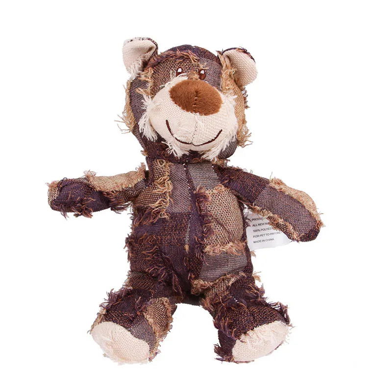 Durable Chew Teddy: Indestructible Plush Dog Toy - PETLUXE