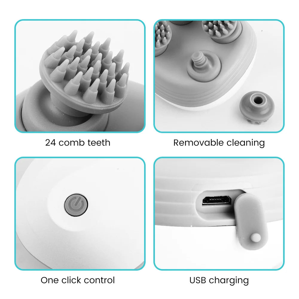 Electric Pet Massager for Head, Neck & Body - Deep Tissue Relief - PETLUXE