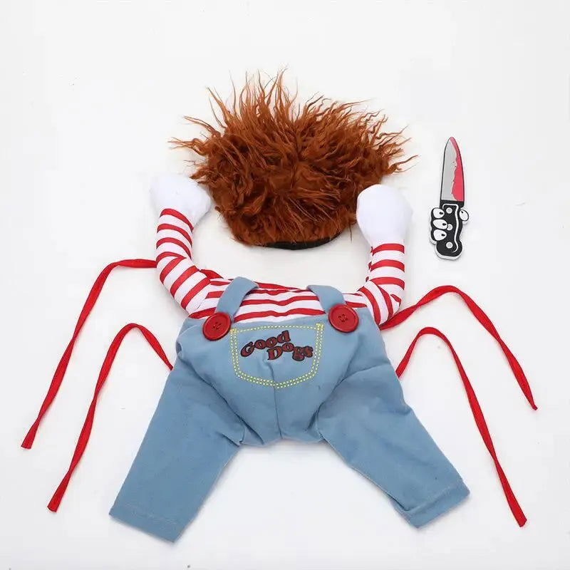 Funny Knife-Holding Halloween Pet Costume - PETLUXE