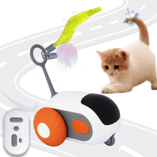 Interactive Cat Toy with Remote Mouse Car - PETLUXE
