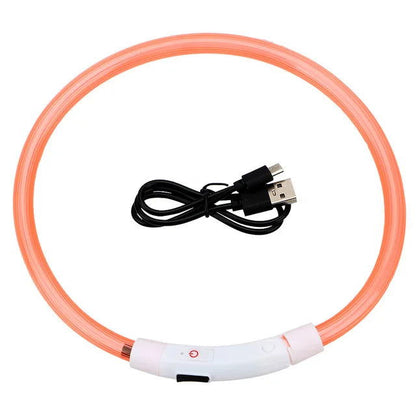 LED Dog Collar USB Luminous 3 Modes - PETLUXE