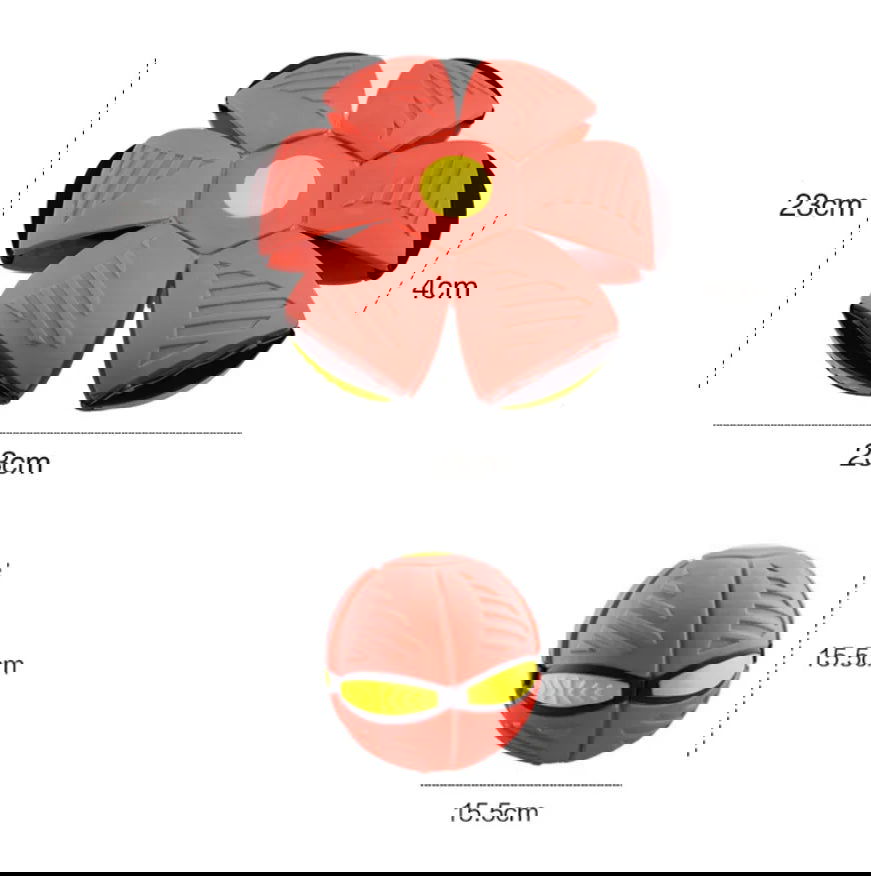 LED UFO Flying Disc Ball for Dogs - PETLUXE