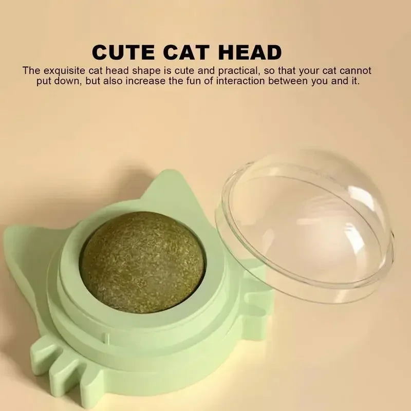 Lickable Catnip Balls for Cats - Play, Chew & Clean Teeth - PETLUXE