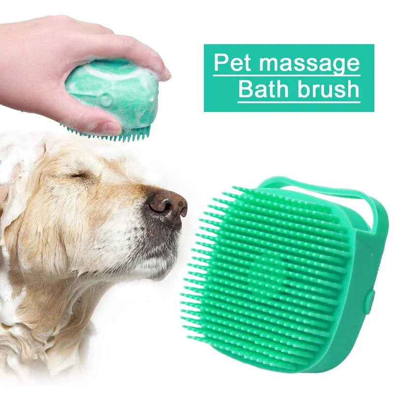 Pet Shampoo Brush & Massage Comb - PETLUXE