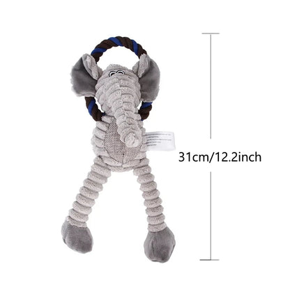Plush Squeaky Dog Toy - Bite-Resistant for Small & Large Dogs - PETLUXE