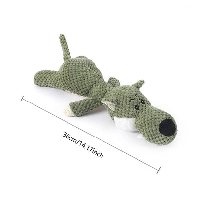 Plush Squeaky Dog Toy - Bite-Resistant for Small & Large Dogs - PETLUXE