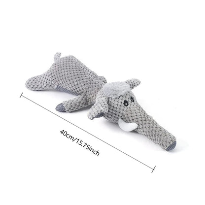 Plush Squeaky Dog Toy - Bite-Resistant for Small & Large Dogs - PETLUXE