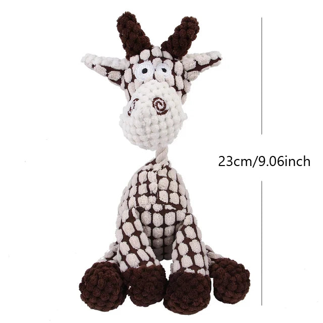Plush Squeaky Dog Toy - Bite-Resistant for Small & Large Dogs - PETLUXE