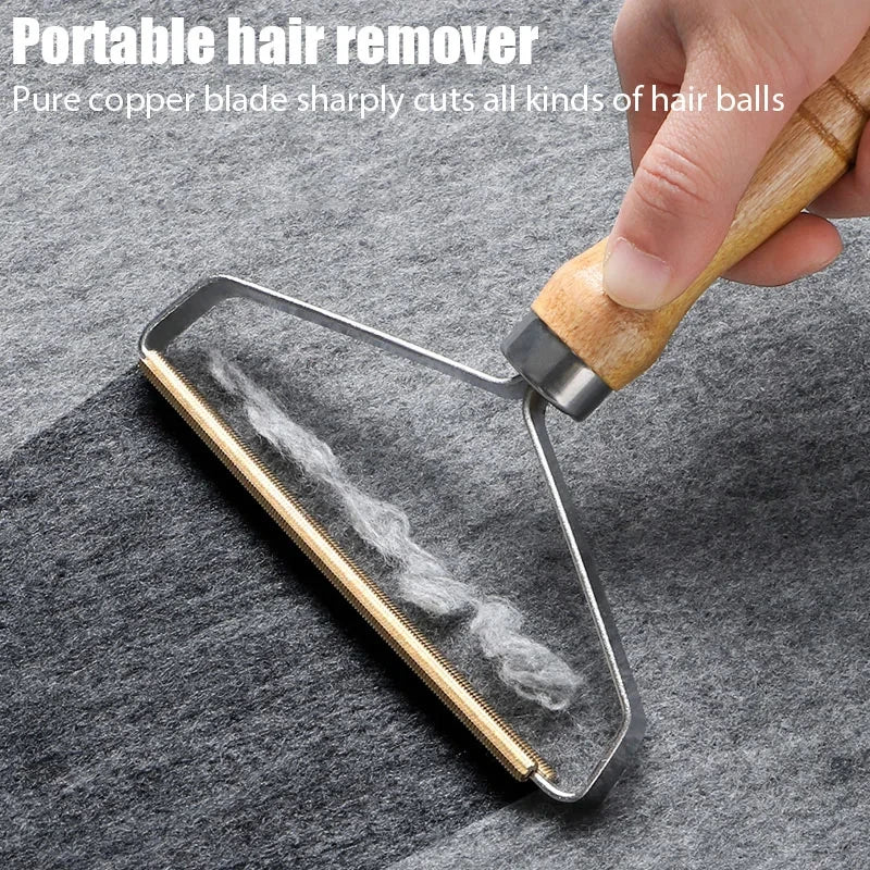 Portable Pet Hair Remover Scraper Brush - PETLUXE