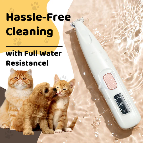 Rechargeable Waterproof Pet Grooming Shaver - PETLUXE