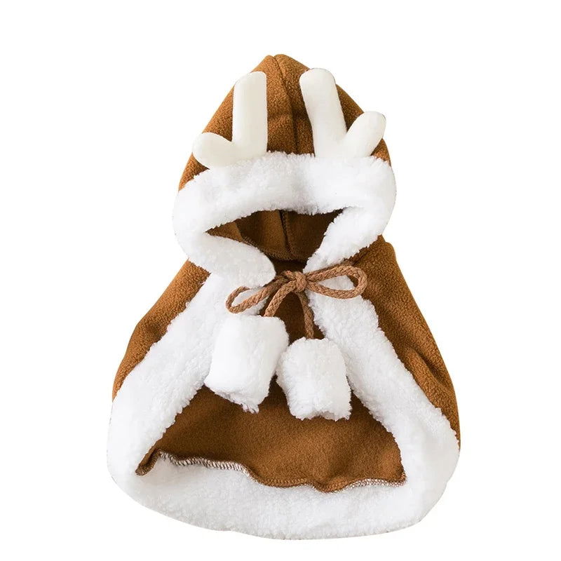 Santa Cosplay Pet Costume - Festive Cape & Scarf for Cats & Dogs - PETLUXE
