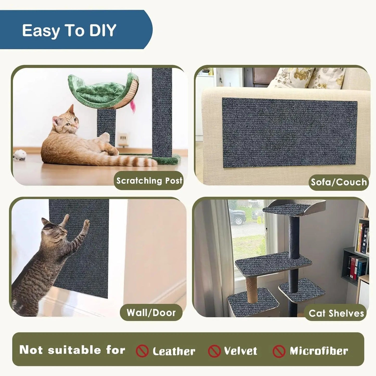 Self-Adhesive Cat Scratch Sofa Protector - PETLUXE
