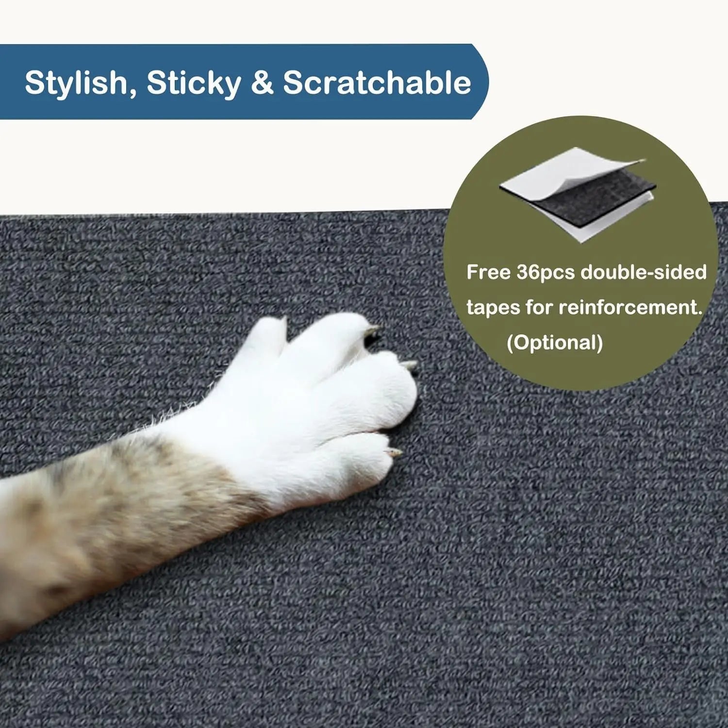 Self-Adhesive Cat Scratch Sofa Protector - PETLUXE