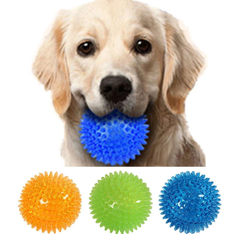 Squeaky Tooth Cleaning Ball - Perfect for Cats & Dogs - PETLUXE