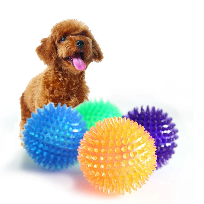 Squeaky Tooth Cleaning Ball - Perfect for Cats & Dogs - PETLUXE