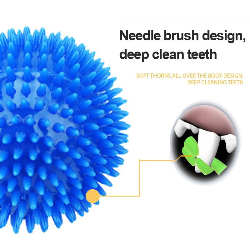 Squeaky Tooth Cleaning Ball - Perfect for Cats & Dogs - PETLUXE