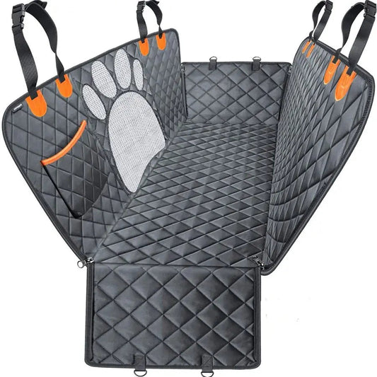 Waterproof Dog Car Seat Hammock with Mesh Window - PETLUXE