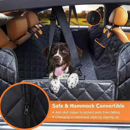 Waterproof Dog Car Seat Hammock with Mesh Window - PETLUXE